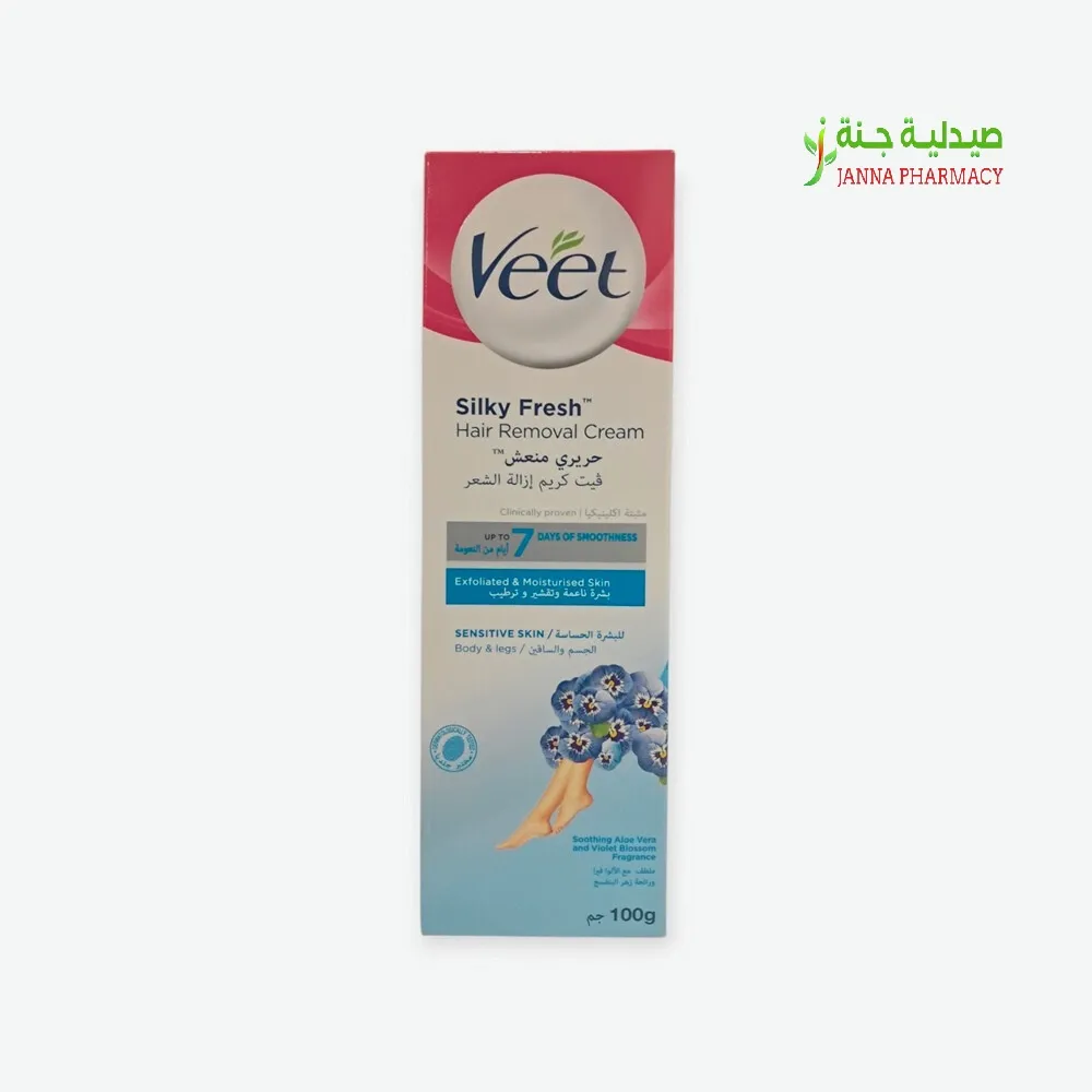 107164-Edited-1.webp Veet Cream Sensitive Skin 100g - Image 1