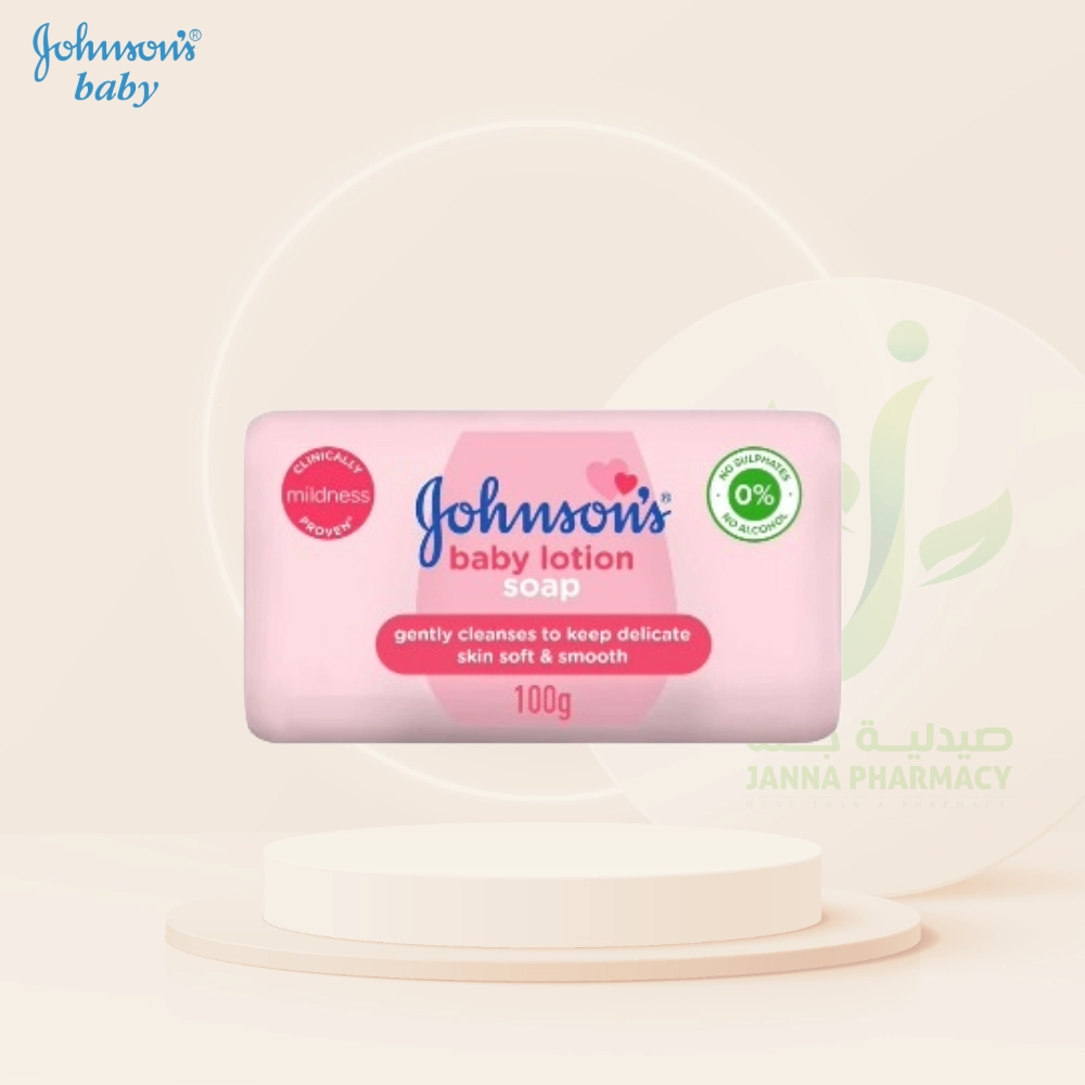 107175.webp Johnson's Baby Lotion Soap 100gm - Image 1