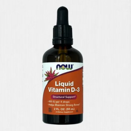 Now Liquid Vitamin D3 400iu Drops 59ml