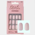 Cala Nail Creations Express Oval Baby Pink 24 Nails 87841