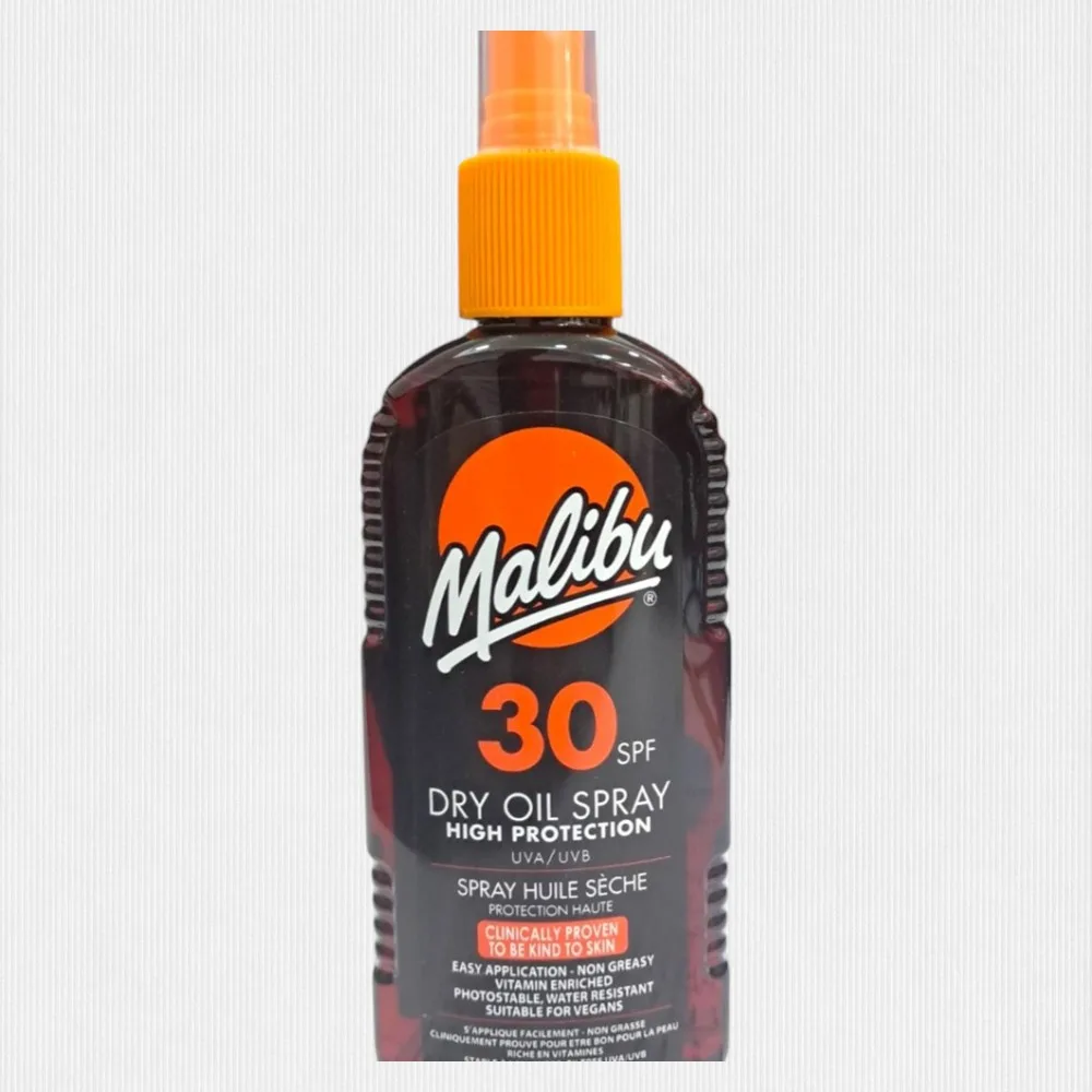 107442-1.jpg Malibu Spf30 Dry Oil Spray 200ml - Image 1