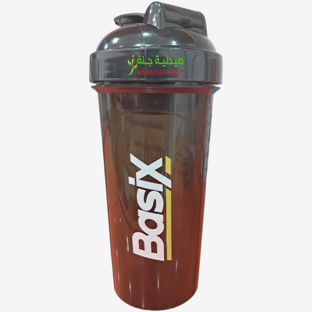 107778-1.webp Basix Shaker Bottle 700ml Black - Image 1