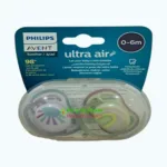 Philips Avent Ultra Air Pacifier 0-6m Girl X2
