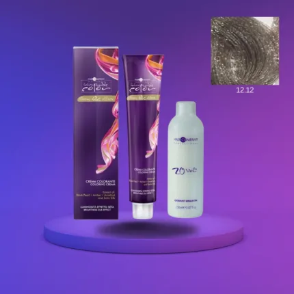 Hair Company Inimitable Color Cream Special Blonde 12.12 Intense Ash Blonde 100ml  + 20 Vol. (6%) Oxidant Emulsion