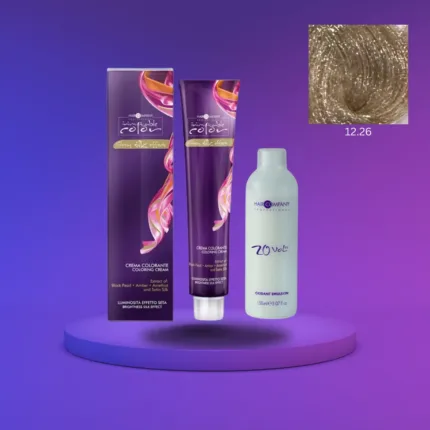 Hair Company Inimitable Color Cream Special Blonde 12.26 Rose Sand Blonde 100ml+ 20 Vol. (6%) Oxidant Emulsion