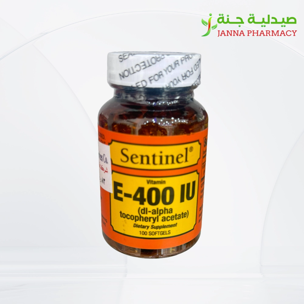 21355-1.webp Sentinel Vit E-400 IU Soft gel 100's - Image 1