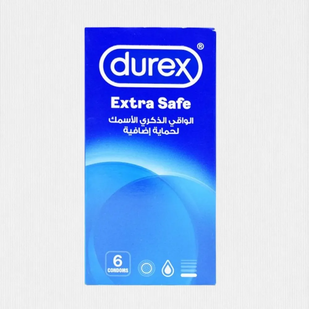 26222-1.webp Durex Extra Safe Condom 6 Pcs - Image 1