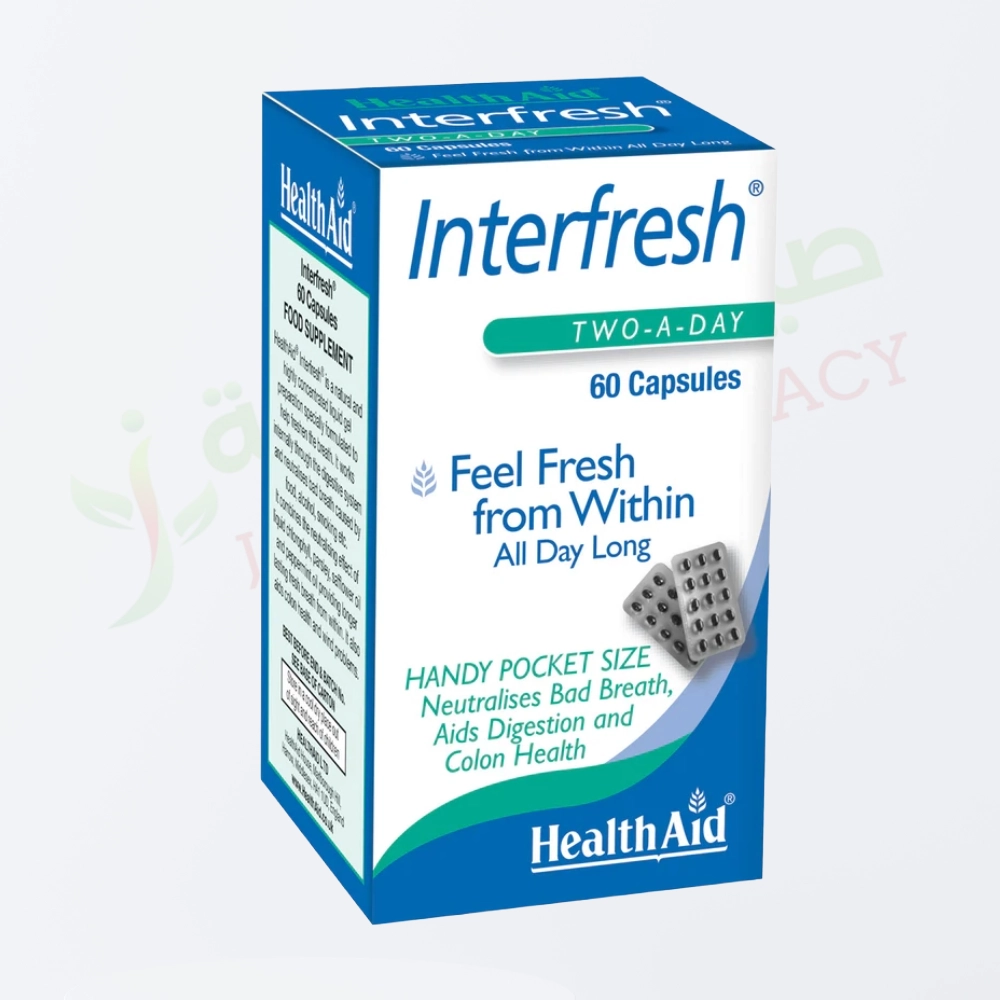 36546-1.webp Health Aid Interfresh Cap 60's - Image 1