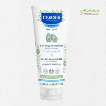 Mustela 2in1 Hair And Body Cleansing Gel 200ml