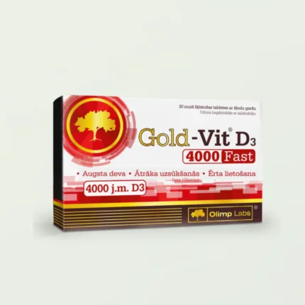 Gold-Vit D3 Fast 4000 Iu 30 Food Supplement Tab.