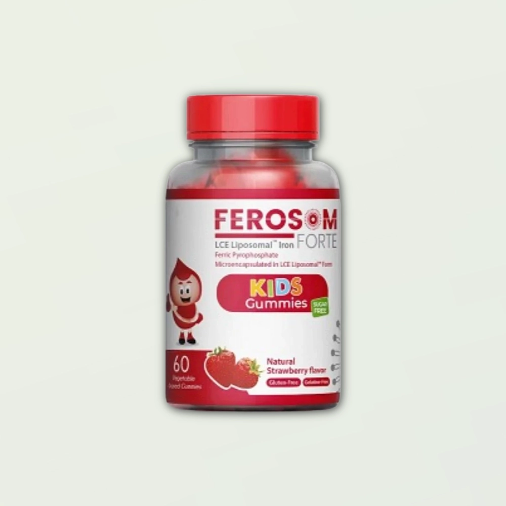 pic-31.webp Ferosom Forte Kids Gummies Strawberry Flavor 60's - Image 1