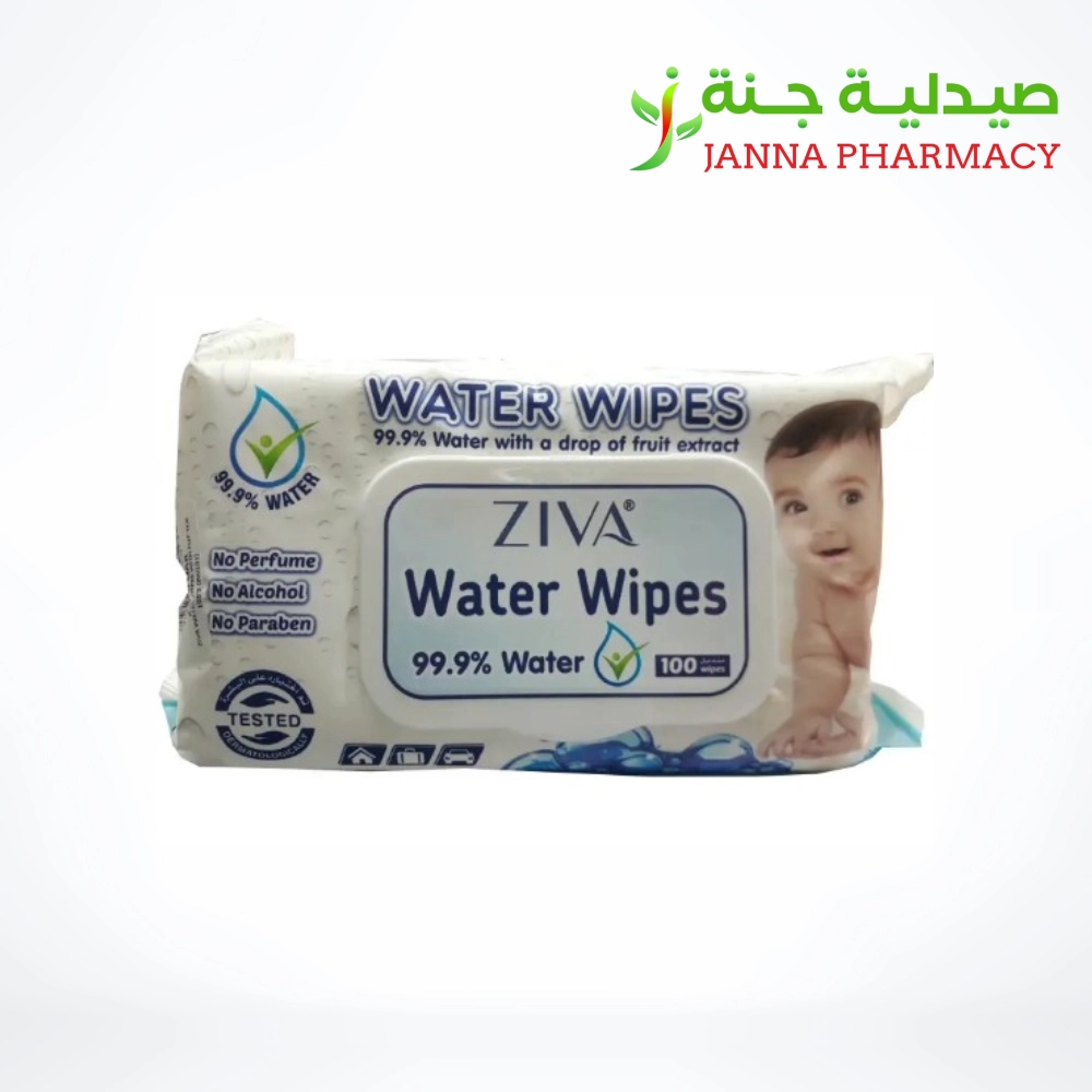 zz.webp Ziva Water Wipes with Flip Top 100's - Image 1