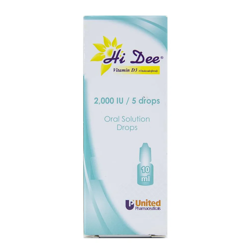 20240925091028_imageSquare_1727244628491 Hi Dee Vitamin D3 2000Iu/5 Drops 10ml - Image 1