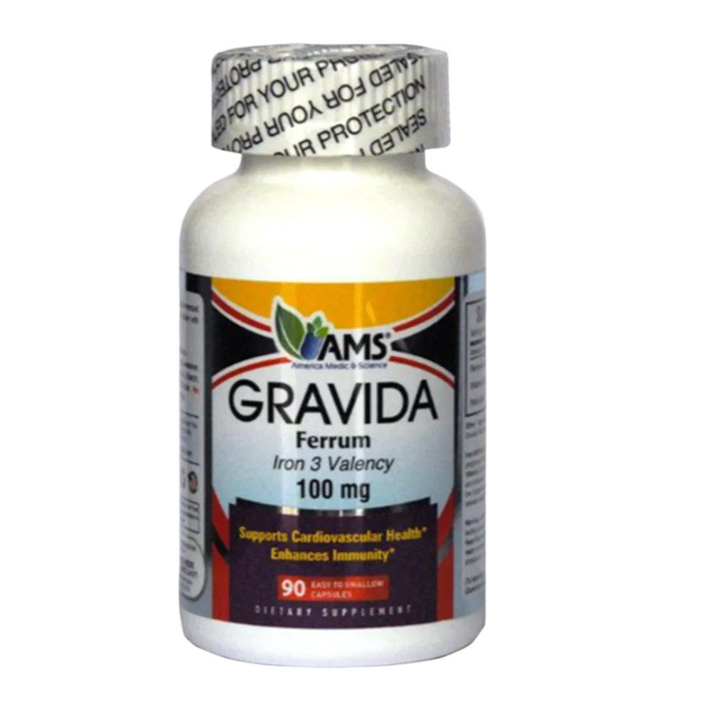 AMS-Gravida-Ferrum AMS GRAVIDA Ferrum 100mg CAP 90'S - Image 1