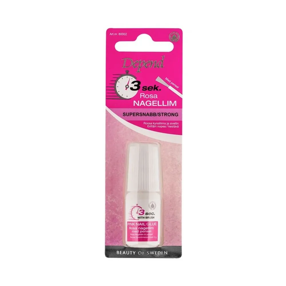 Depend-Nail-Care Depend Pink Nail Glue - Image 1