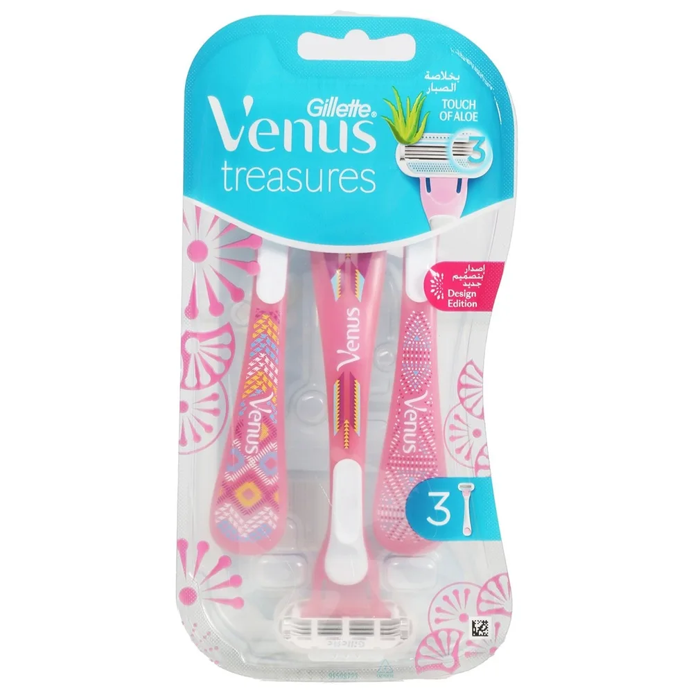 Gillette-Venus-Treasures Gillette Venus Treasures Pink (Aloe) For Women 3's - Image 1