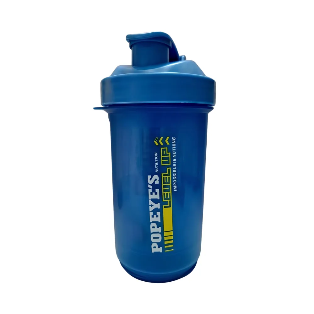 Popeyes-Shaker Popeye Shaker Bottle 600ml Blue (AB001) - Image 1