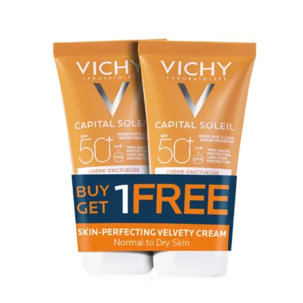 Vichy Sun SPF 50+ Velvety Cream 1+1 Offer Pack