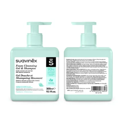 Suavinex Foam Cleansing Gel & Shampoo 300ml