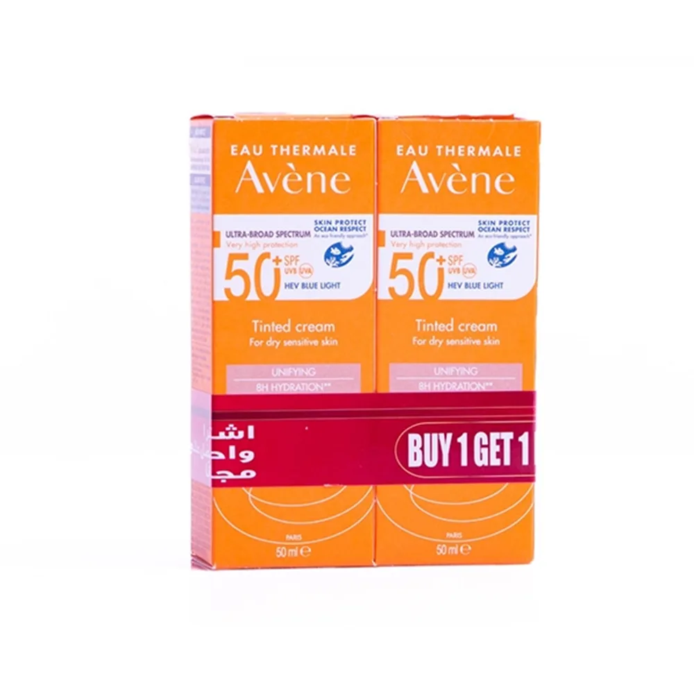 Avene-Tinted-Cream Avene Tinted Cream 50 Thp 50+ttee 50ml (1+1) - Image 1