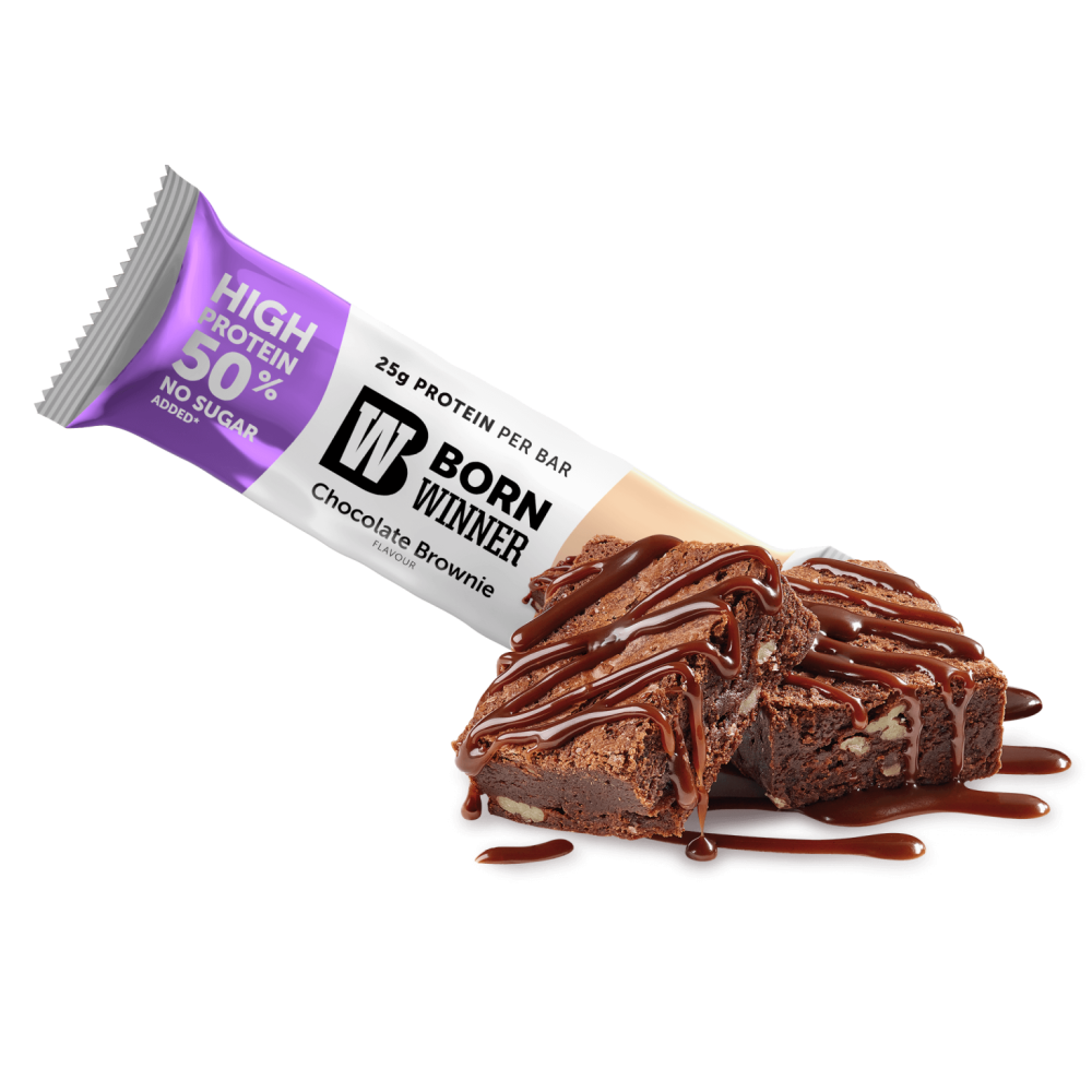 Born-Winner-Protein-Bar-Brownie Born Winner Chocolate Brownie 50g - Image 1