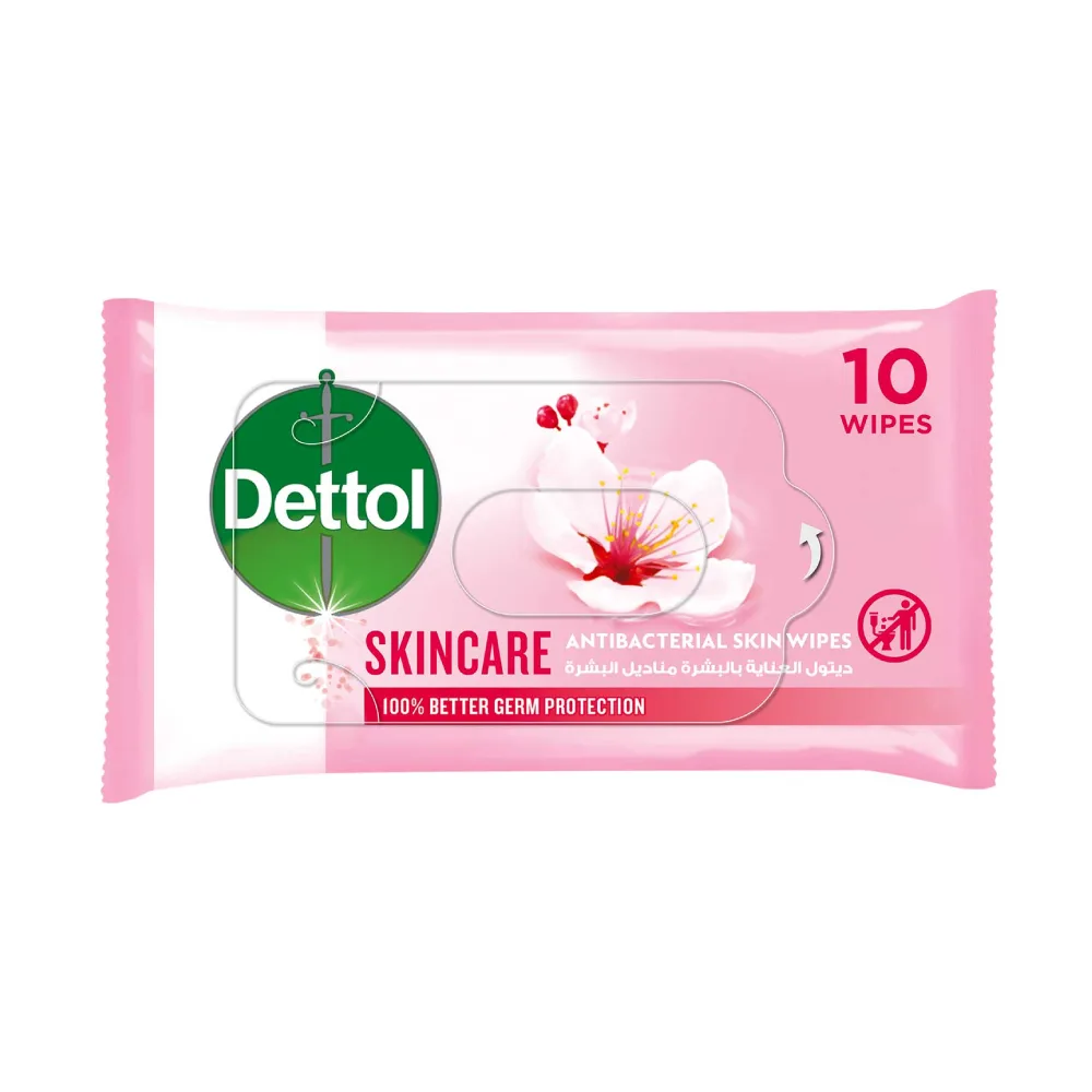 Dettol-Skincare-Wipes Dettol Skin Care Wipes 10Pcs - Image 1