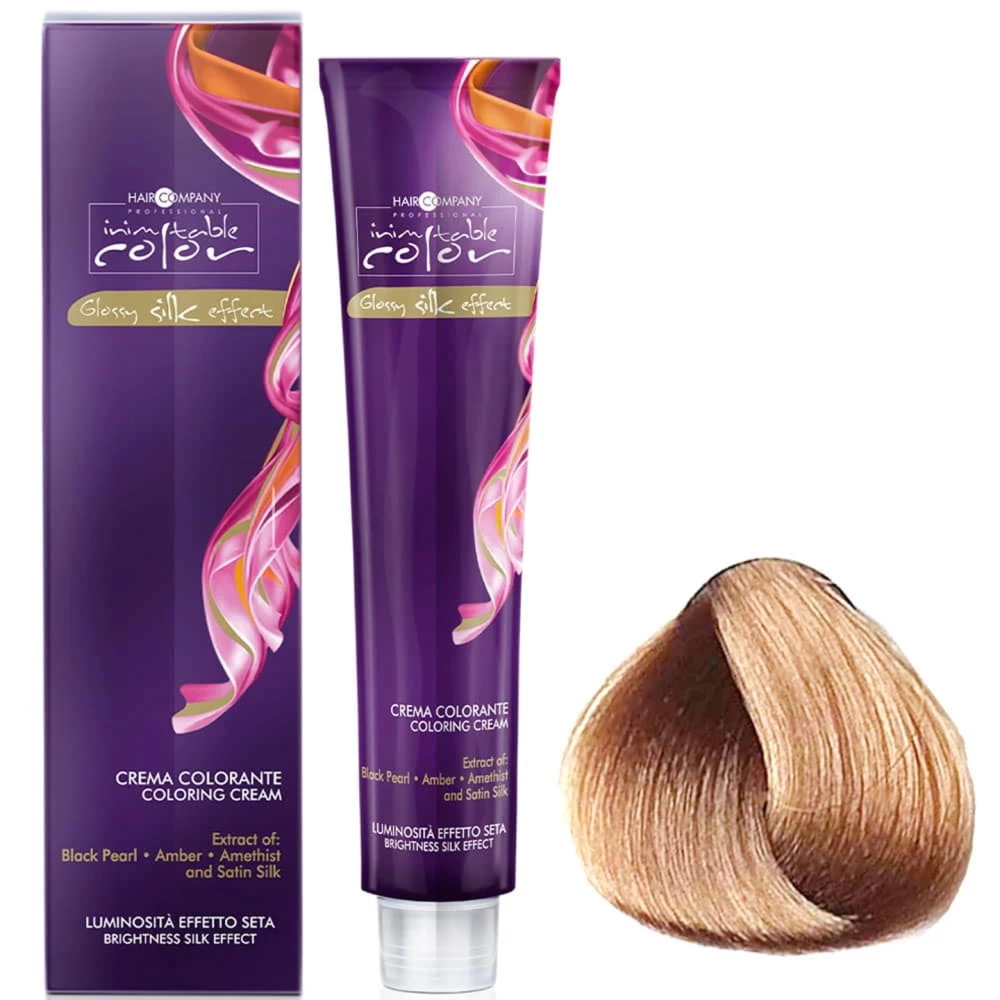 Hair-Compny-Inimitable-Color-8-light-blond Hair Company Inimitable Color 8 Biondo Chiaro - Light Blonde 100ml Lb11994 - Image 1