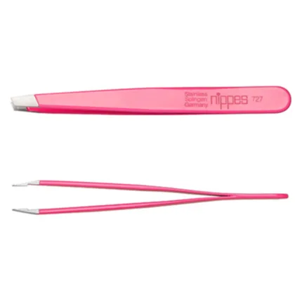 Nippes Tweezer Slant Stainless # 727