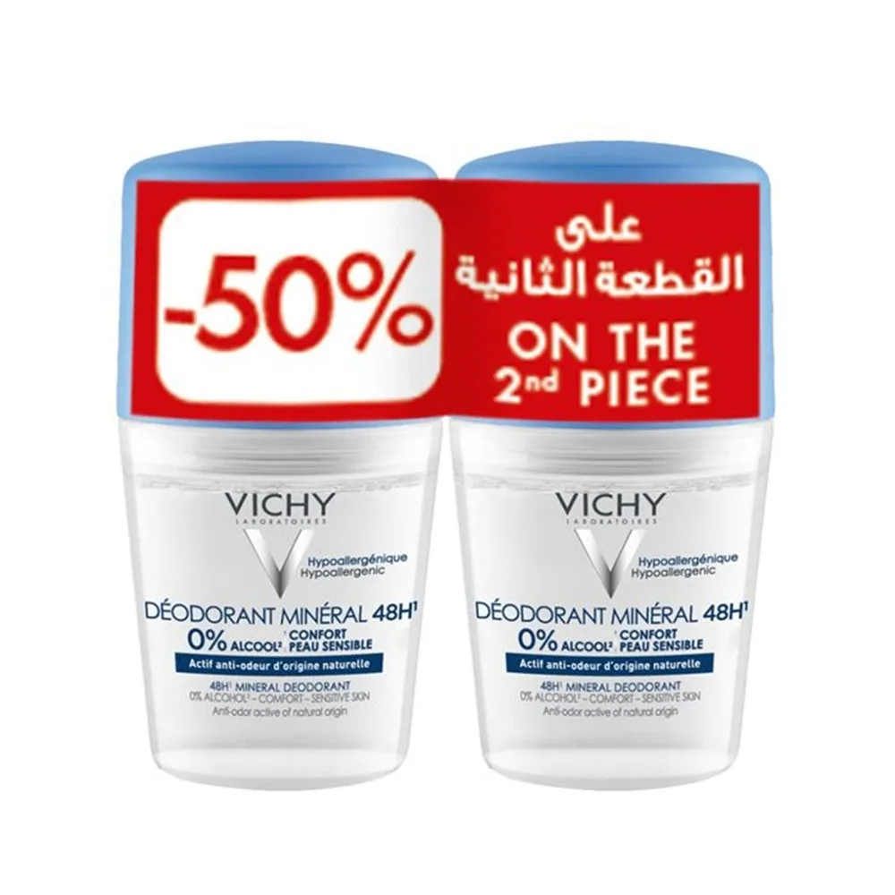 bluevichy-deos Vichy Deo Bog 50% Minieral 48h 50Ml (1+1) - Image 1