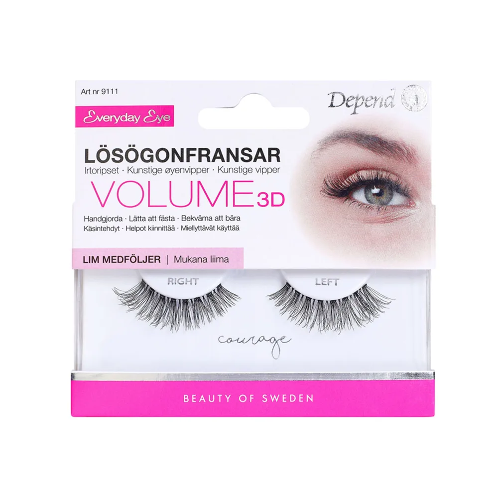 Depend-Eye-Lashes Depend Artificial Eyelashes - Courage - Image 1