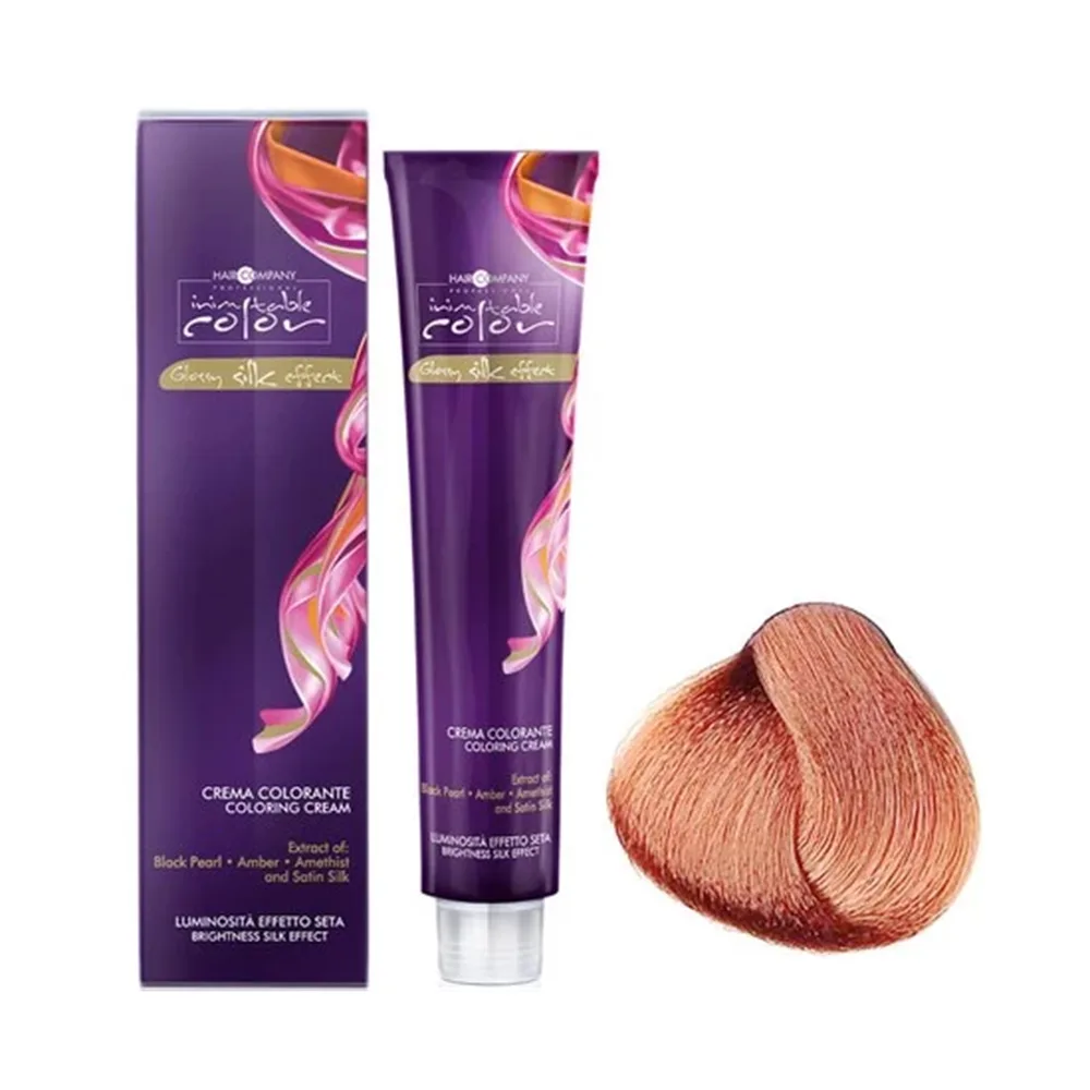 Hair-Company-8-43 Hair Company Inimitable Color 8.43 Light Blonde Golden Copper 100ml Lb12989 - Image 1