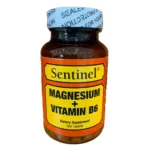 Sentinel Magnesium + Vitamin B6 100 Tablets