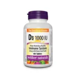 Webber Naturals D3 1000IU 100 Tablets