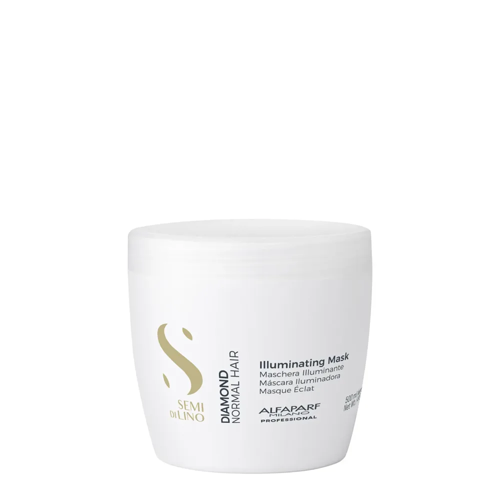 Alfaparf-Milano-Semi-Di-Lino-Diamond-Illuminating-Mask-500ml Alfaparf Semi Di lino Illuminating Mask 500 ml - Image 1