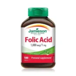 Jamieson Folic Acid 1000mcg/1mg Tab 100’s