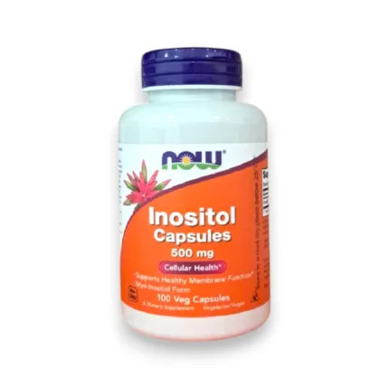 Now Inositol 500 mg Vegetarian Cap 100's