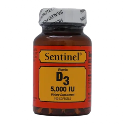 Sentinel D3 5000 Iu 100 Softgels